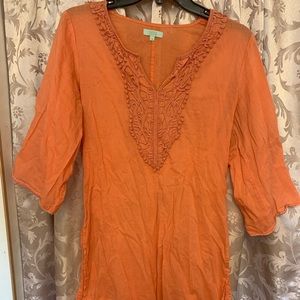 Salmon beach coverup